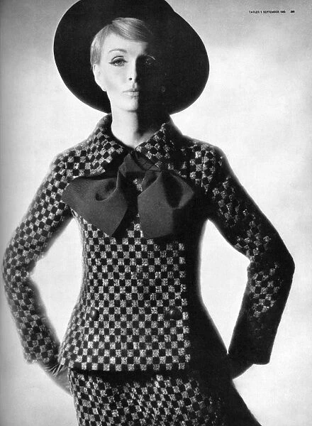 Dior check suit, 1965