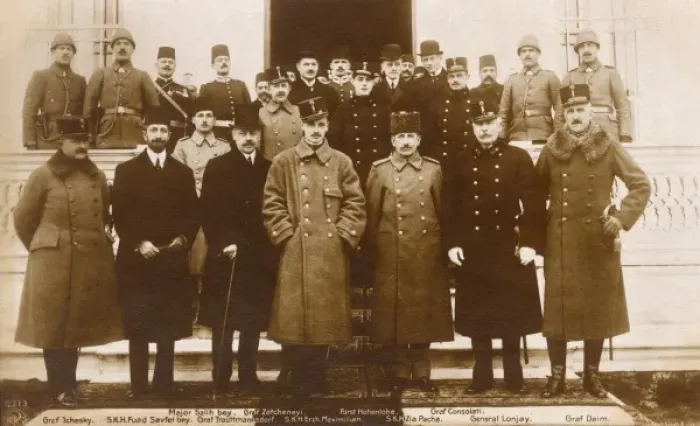 Framed Print : Diplomats of the Central Powers Framed Print : Diplomats of the Central Powers