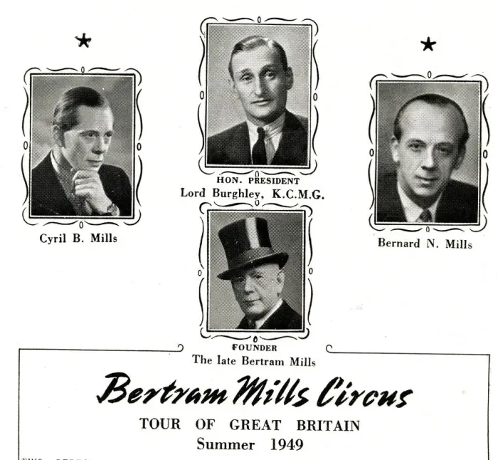 Framed Print : Directors of Bertram Mills Circus Framed Print : Directors of Bertram Mills Circus