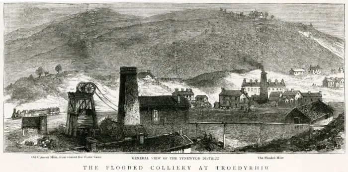 Framed Print : Disaster at Troedyrhiw colliery, Wales 1877 Framed Print : Disaster at Troedyrhiw colliery, Wales 1877