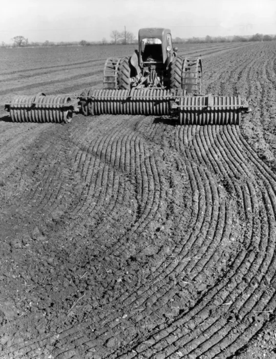 Framed Print : Disc Rolling Plough Framed Print : Disc Rolling Plough