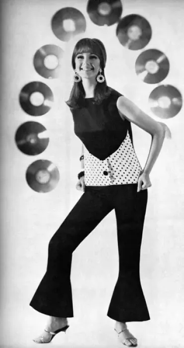 Framed Print : Disco trouser suit, 1965 Framed Print : Disco trouser suit, 1965