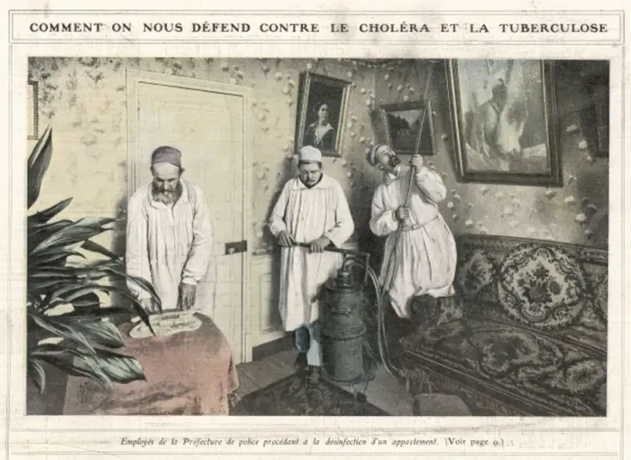 Framed Print : Disinfecting a home - 1 Framed Print : Disinfecting a home - 1