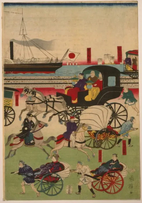 Framed Print : Display of vehicles in Takanawa, Tokyo Framed Print : Display of vehicles in Takanawa, Tokyo