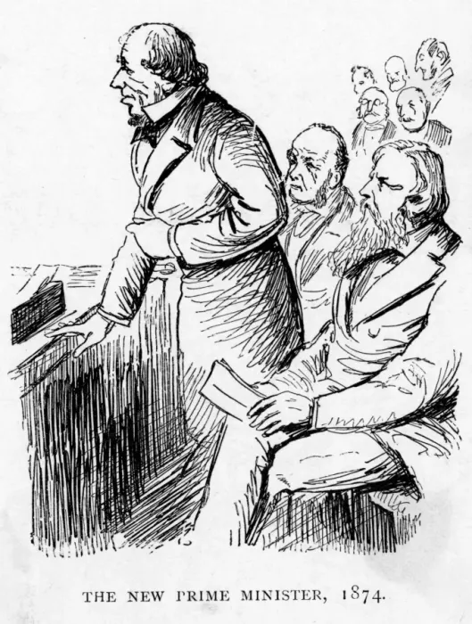 Framed Print : Disraeli / Caldecott / 1874 Framed Print : Disraeli / Caldecott / 1874