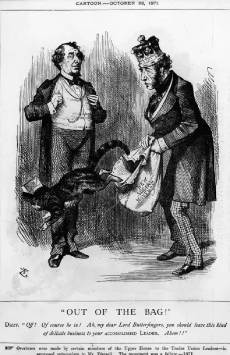 Framed Print : Disraeli / Cat / Bag / Lord Framed Print : Disraeli / Cat / Bag / Lord