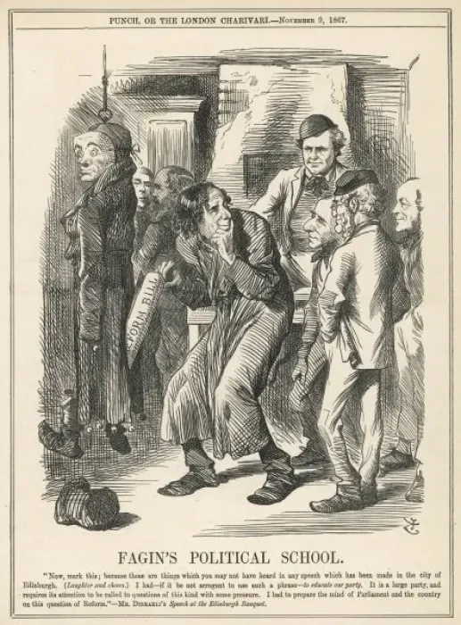 Framed Print : Disraeli / Fagin / Reform Framed Print : Disraeli / Fagin / Reform