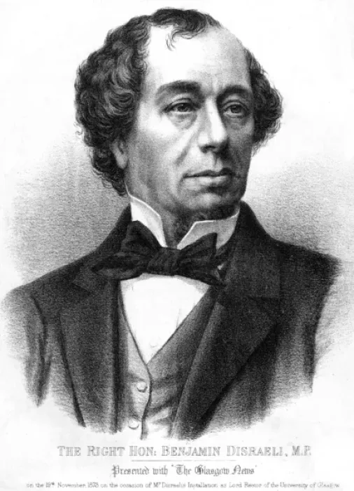 Framed Print : Disraeli / Glasgow News Framed Print : Disraeli / Glasgow News