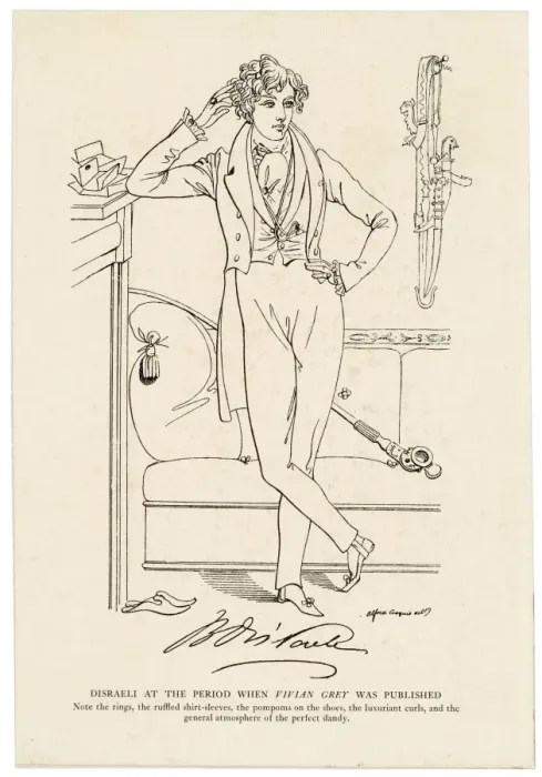 Framed Print : Disraeli / Maclise / Dandy Framed Print : Disraeli / Maclise / Dandy