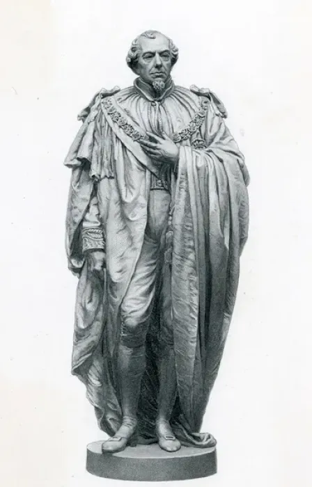 Framed Print : Disraeli / Statue / Abbey Framed Print : Disraeli / Statue / Abbey