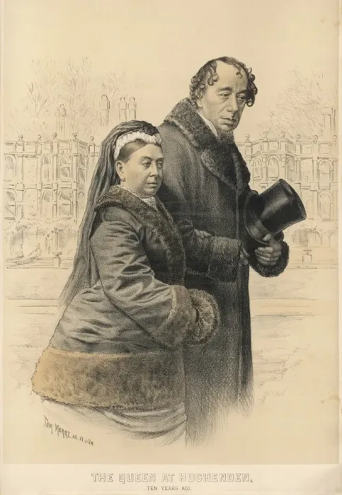 Framed Print : Disraeli and Victoria Framed Print : Disraeli and Victoria