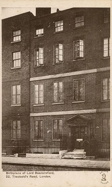 Disraelis Birthplace, 22 Theobalds Road, London