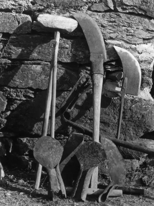 Framed Print : Ditching Tools Framed Print : Ditching Tools