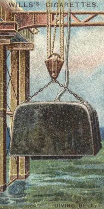 Framed Print : Diving Bell (Card) Framed Print : Diving Bell (Card)