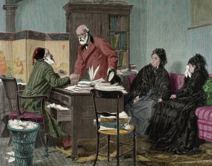 Framed Print : Divorce. by Ballarin, 1877 Framed Print : Divorce. by Ballarin, 1877
