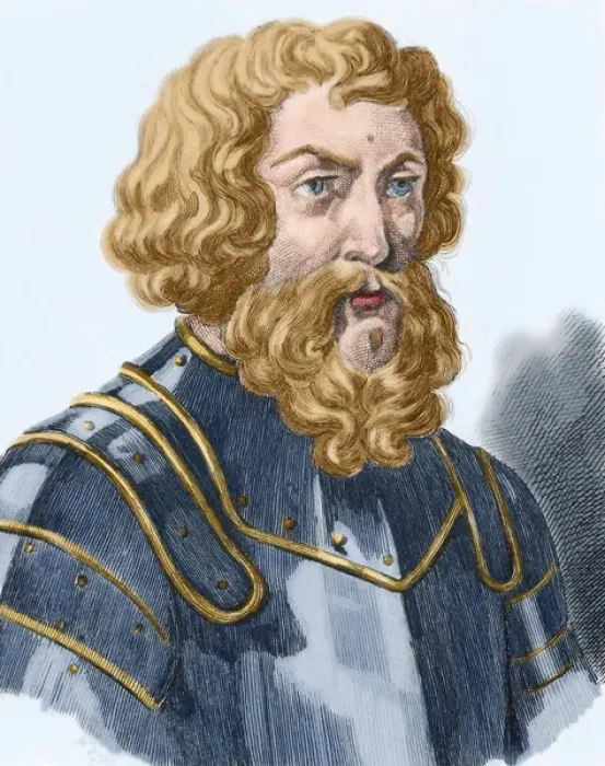 Framed Print : Dmitry Donskoy (1350-1389). Colored engraving Framed Print : Dmitry Donskoy (1350-1389). Colored engraving