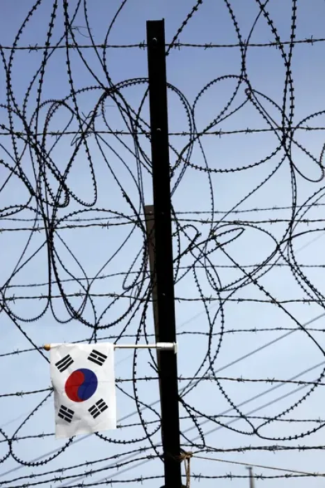 Framed Print : DMZ, De-militarised Zone, South Korea Framed Print : DMZ, De-militarised Zone, South Korea