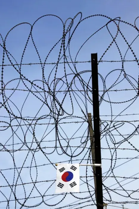 Framed Print : DMZ, De-militarised Zone, South Korea Framed Print : DMZ, De-militarised Zone, South Korea