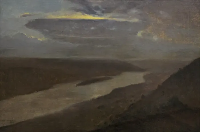 Framed Print : The Dniester River at Night, 1906, by Jozef Chelmonski Framed Print : The Dniester River at Night, 1906, by Jozef Chelmonski