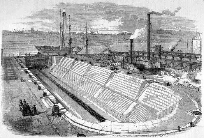 Framed Print : Dock no. 2 at Chatham