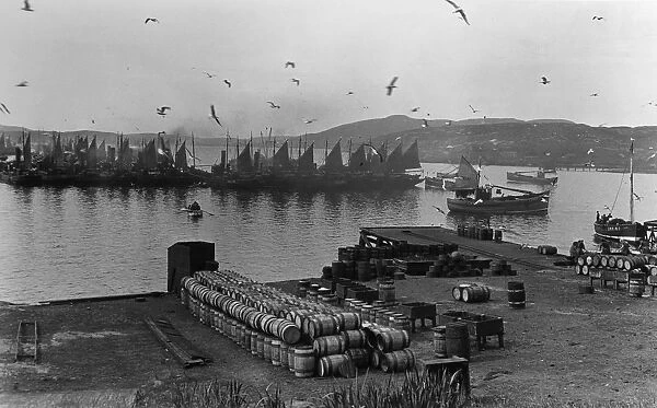 Docks at Barra, Outer Hebrides, Scotland