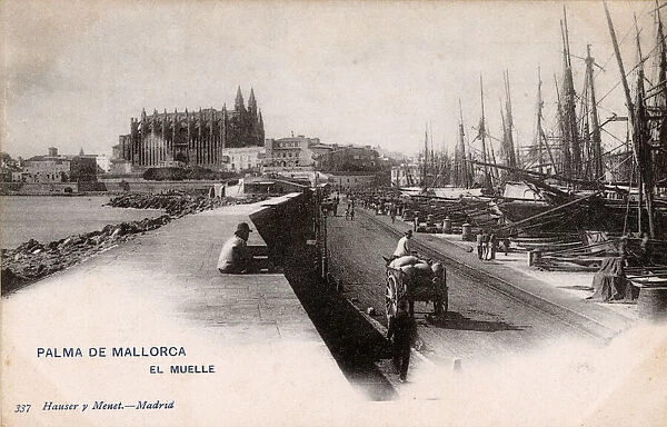 Docks at Palma de Majorca, Majorca, Spain