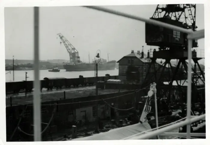 Framed Print : The Docks, Southampton, Hampshire Framed Print : The Docks, Southampton, Hampshire
