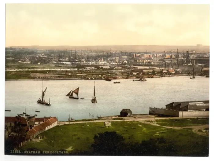 Framed Print : The dockyard, Chatham, England Framed Print : The dockyard, Chatham, England