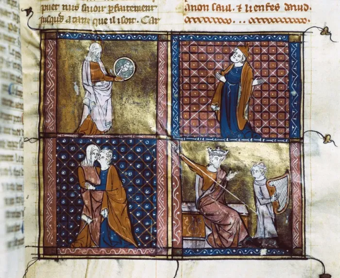 Framed Print : Doctrine Chretienne. French school. 13th century Framed Print : Doctrine Chretienne. French school. 13th century