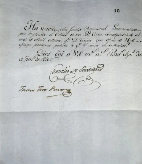 Framed Print : Document of the Junta Provisional de Potosi Framed Print : Document of the Junta Provisional de Potosi