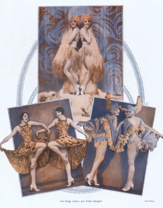 Framed Print : The Dodge Sisters appearing at the Folies Bergere Framed Print : The Dodge Sisters appearing at the Folies Bergere