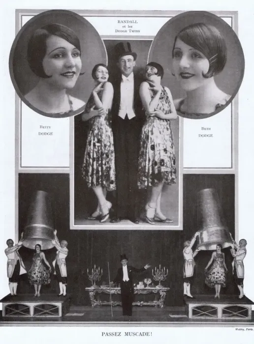 Framed Print : Dodge Sisters in La Grande Folie at the Folies Bergere, Pari Framed Print : Dodge Sisters in La Grande Folie at the Folies Bergere, Pari