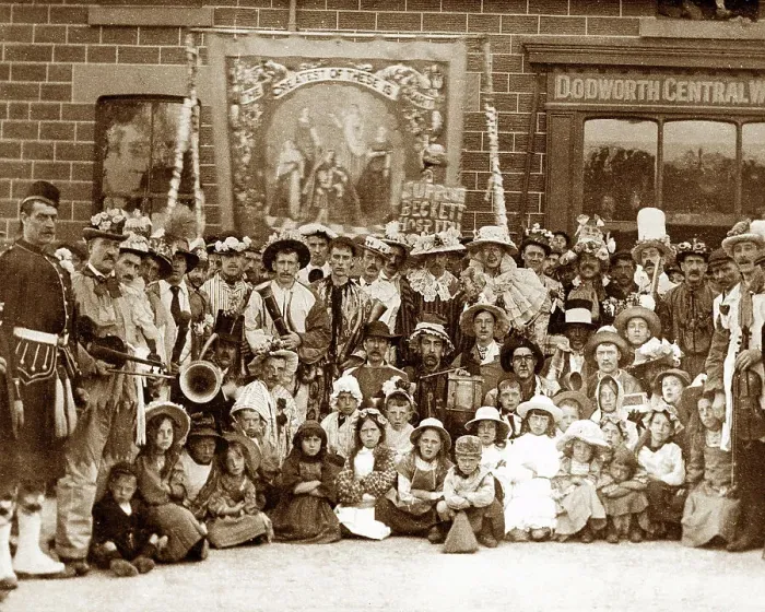 Framed Print : Dodworth near Barnsley Miners Gala early 1900s Framed Print : Dodworth near Barnsley Miners Gala early 1900s