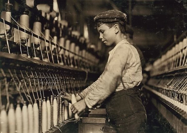 A doffer boy in Globe Cotton Mill, Augusta, Ga