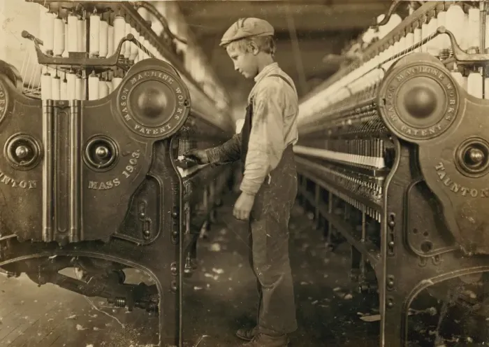Framed Print : Doffer in a Lincolnton, (NC) mill Framed Print : Doffer in a Lincolnton, (NC) mill