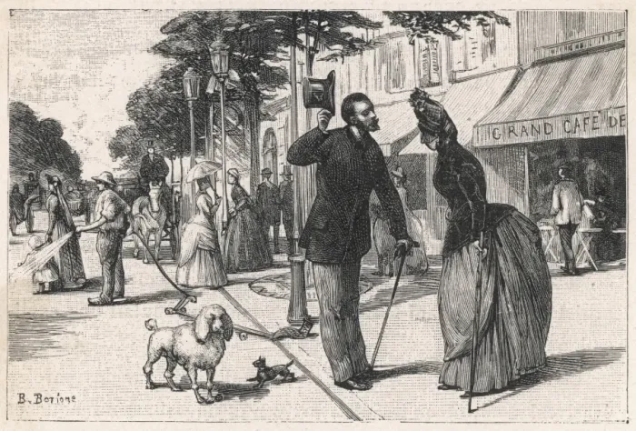 Framed Print : Doffing the Hat (C19) Framed Print : Doffing the Hat (C19)