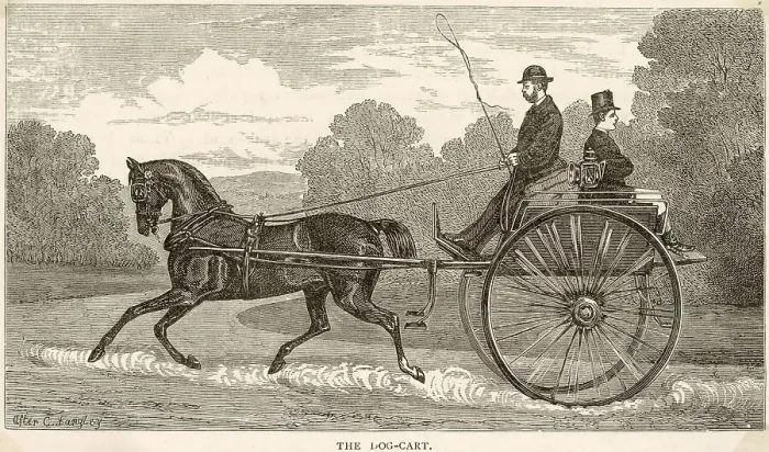 Framed Print : DOG-CART. The backward facing seat has a box beneath it where you may put your dog Framed Print : DOG-CART. The backward facing seat has a box beneath it where you may put your dog