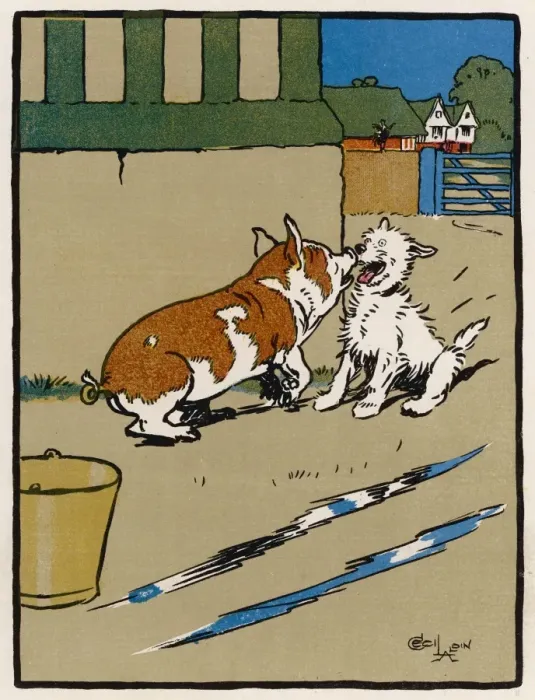 Framed Print : Dog Confronted by Pig Framed Print : Dog Confronted by Pig
