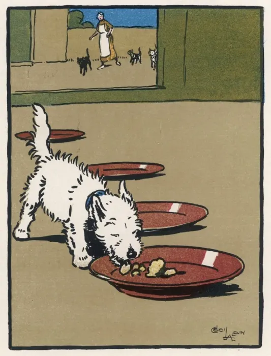Framed Print : Dog Eats Others Food Framed Print : Dog Eats Others Food