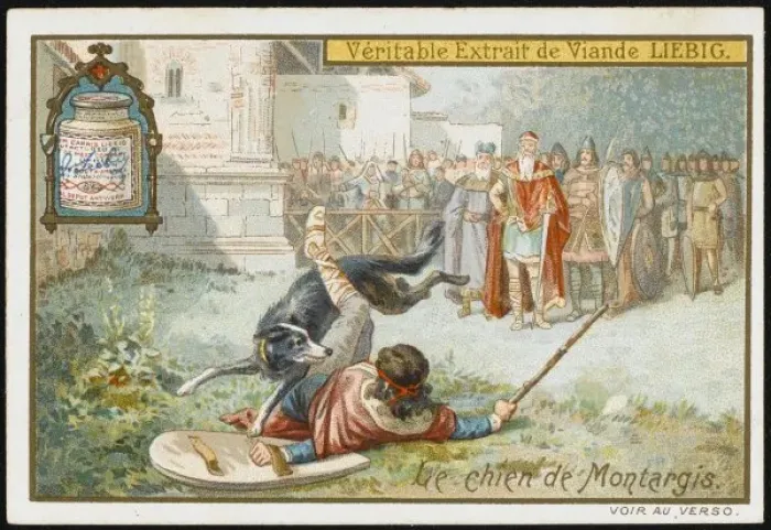 Framed Print : The Dog of Montargis Framed Print : The Dog of Montargis
