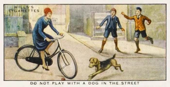 Framed Print : The Dog in the Street Framed Print : The Dog in the Street
