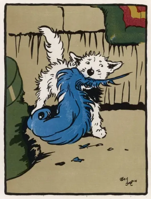 Framed Print : Dog Tears Things Up Framed Print : Dog Tears Things Up