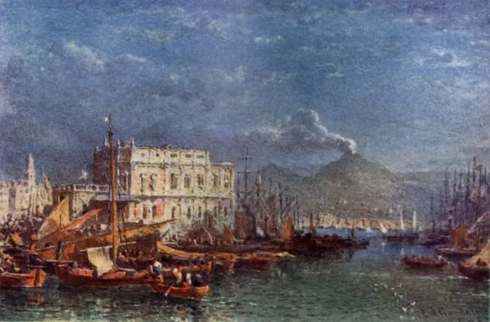 Framed Print : Dogana, bay of Naples, San Marino Framed Print : Dogana, bay of Naples, San Marino