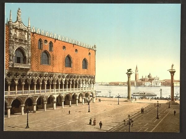 The Doges Palace and the Piazzetta, Venice, Italy