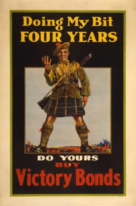 Framed Print : Doing my bit, four years; do yours, buy Victory Bonds Framed Print : Doing my bit, four years; do yours, buy Victory Bonds