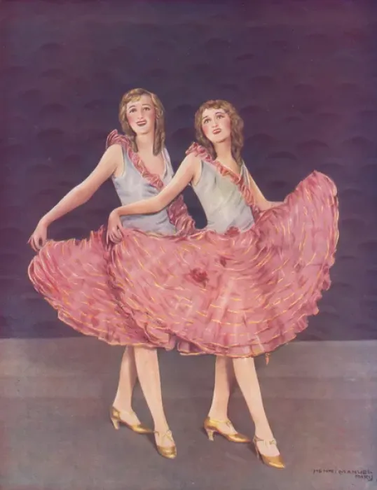 Framed Print : Dollie and Billie in Paris Etoiles, Paris, 1927 Framed Print : Dollie and Billie in Paris Etoiles, Paris, 1927