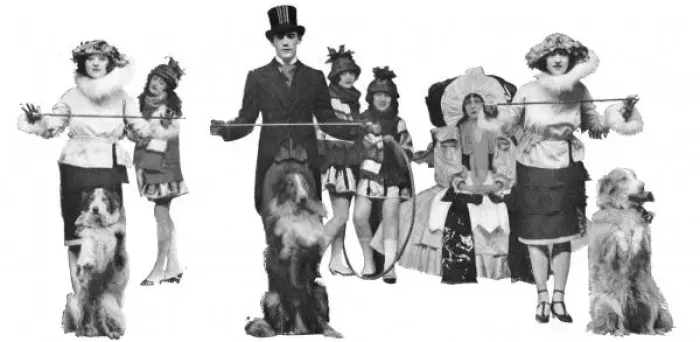 Framed Print : The Dollies and the Collies Framed Print : The Dollies and the Collies