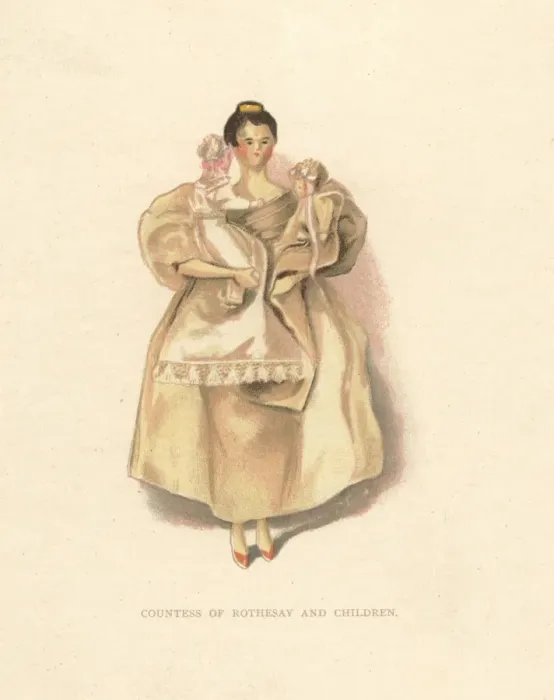 Framed Print : Dolls representing courtier Alice, Countess of Rothesay Framed Print : Dolls representing courtier Alice, Countess of Rothesay