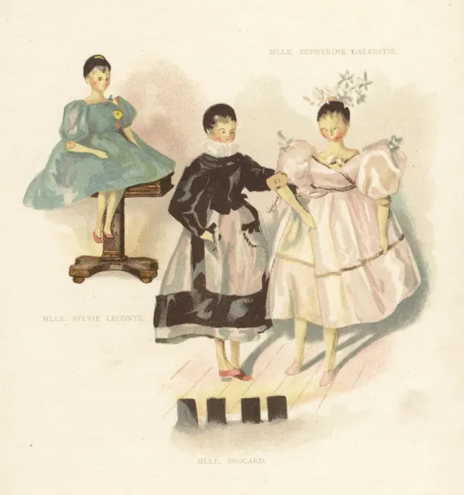 Framed Print : Dolls of Sylvie Leconte, Brocard and Zephyrine Galebstie Framed Print : Dolls of Sylvie Leconte, Brocard and Zephyrine Galebstie