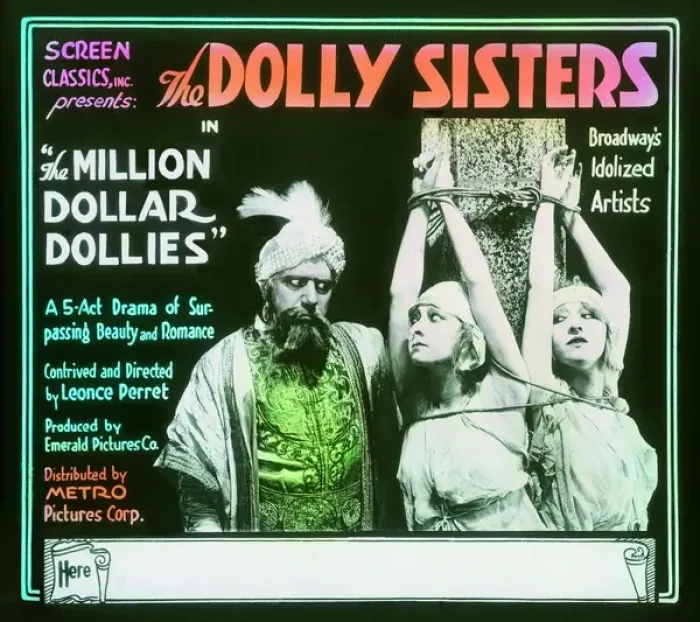 Framed Print : Dolly Sisters in The Million Dollar Dollies Framed Print : Dolly Sisters in The Million Dollar Dollies